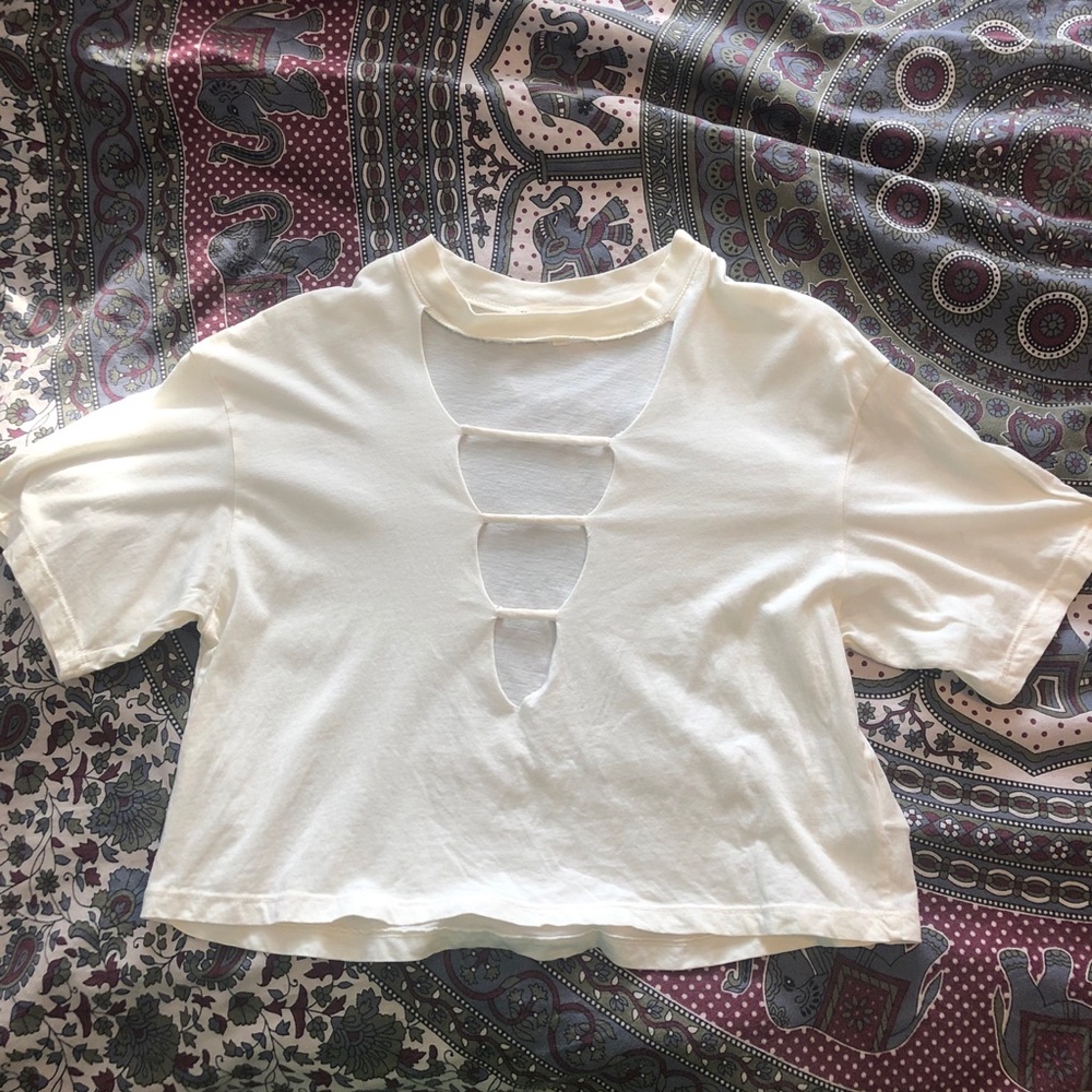Urban outfitters cutout t shirt